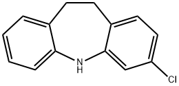 3-クロロ-10,11-ジヒドロ-5H-ジベンゾ[b,f]アゼピン 化学構造式