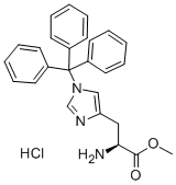 H-His(Trt)-OMe · HCl Structure