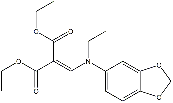 diethyl [[N-ethyl-3,4-(methylenedioxy)anilino]methylene]malonate