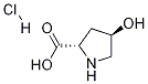 反式-4-羟基-L-脯氨酸盐酸盐,32968-78-8,结构式