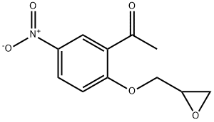 5-Nitro-2-(oxiranylMethoxy)acetophenone Structure