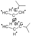 ビス(イソプロピルシクロペンタジエニル)クロム 化学構造式
