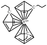 三(丙基环戊二烯)化钇, 329735-73-1, 结构式