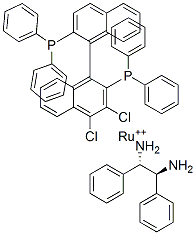 DICHLORO[(R)-(+)-2,2'-BIS(DIPHENYLPHOSPHINO)-1,1'-BINAPHTHYL][(1S,2S)-(-)-1,2-DIPHENYLETHYLENEDIAMINE]RUTHENIUM (II)