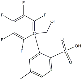 对甲苯磺酸五氟苄酯[用于无机阴离子的气相色谱的诱导试剂] 结构式