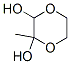 2-Methyl-1,4-dioxane-2,3-diol,32976-63-9,结构式