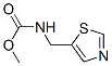 Carbamic  acid,  (5-thiazolylmethyl)-,  methyl  ester  (9CI) 化学構造式