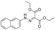 2-(2-Naphtyl)hydrazonomalonic acid diethyl ester Struktur