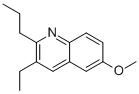 3-ETHYL-6-METHOXY-2-PROPYL-QUINOLINE Struktur