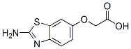 Acetic acid, [(2-amino-6-benzothiazolyl)oxy]- (9CI),329904-53-2,结构式