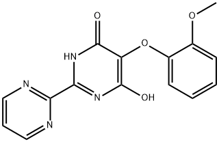 4,6-Dihydroxy-5-(2-Methoxyphenoxy)-2-(2-Pyrimidinyl)Pyrimidine Struktur