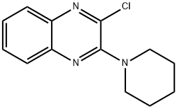 2-氯-3-(哌啶-1-基)喹喔啉, 32998-26-8, 结构式