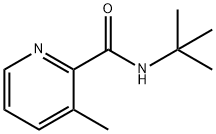 N-TERT-ブチル-3-メチルピコリンアミド 化学構造式