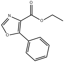5-PHENYL-OXAZOLE-4-CARBOXYLIC ACID ETHYL ESTER Struktur