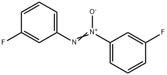 Diazene, 1,2-bis(3-fluorophenyl)-, 1-oxide 化学構造式
