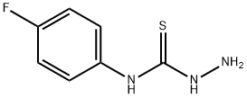 4-(4-フルオロフェニル)チオセミカルバジド 化学構造式