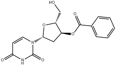 3'-O-ベンゾイル-2'-デオキシウリジン 化学構造式