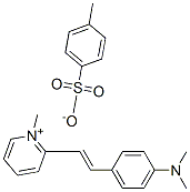 2-[p-(dimethylamino)styryl]-1-methylpyridinium toluene-p-sulphonate Struktur