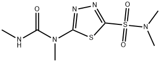 1-(5-Dimethylsulfamoyl-1,3,4-thiadiazol-2-yl)-1,3-dimethylurea Structure
