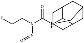 3-(2-Adamantyl)-1-(2-fluoroethyl)-1-nitrosourea Struktur