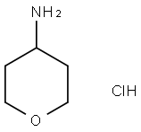 4-氨基四氢吡喃盐酸盐,33024-60-1,结构式