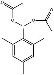 ヨードメシチレンジアセタート 化学構造式