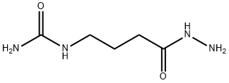 Butanoic  acid,  4-[(aminocarbonyl)amino]-,  hydrazide 结构式