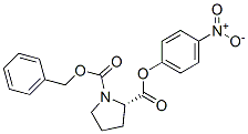 N-CBZ-L-PROLINE P-NITROPHENYL ESTER Struktur
