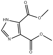 1H-イミダゾール-4,5-ジカルボン酸ジメチル 化学構造式