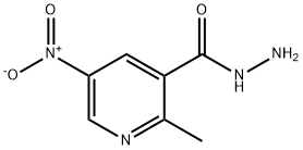 2-METHYL-5-NITRONICOTINOHYDRAZIDE Structure