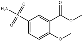 2-甲氧基-5-磺酰胺苯甲酸甲酯,33045-52-2,结构式