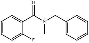 N-苄基-2-氟-N-甲基苯甲酰胺,330469-18-6,结构式