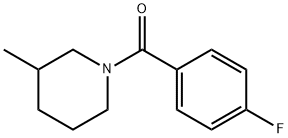 1-(4-Fluorobenzoyl)-3-Methylpiperidine, 97% Struktur