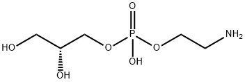 [R,(-)]-D-グリセロール1-[りん酸(2-アミノエチル)] 化学構造式