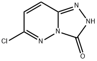 6-CHLORO[1,2,4]TRIAZOLO[4,3-B]PYRIDAZIN-3(2H)-ONE Struktur