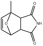 3a,4,7,7a-tetrahydro-4-Methyl-4,7-Epoxy-1H-isoindole-1,3(2H)-dione Structure