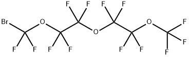 (1-ブロモ)パーフルオロ-2,5,8-トリオキサノナン 化学構造式