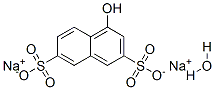 1-NAPHTHOL-3,6-DISULFONIC ACID, DISODIUM  SALT HYDRATE, TECH. Structure