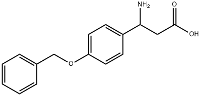 3-(P-BENZYLOXYPHENYL)-DL-BETA-ALANINE
 Struktur