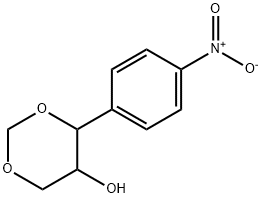 4-(4-硝基苯基)-1,3-二氧己环-5-醇 结构式