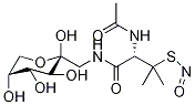 FRUCTOSE-1-S-NITROSO-N-ACETYL-D,L-PENICILLAMINE Structure