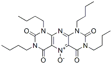 pyrimido(5,4-g)pteridinetetrone 5-oxide, 1,3,7,9-tetrabutyl 结构式