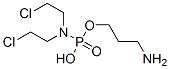 N,N-Bis(2-chloroethyl)amidophosphoric acid 3-aminopropyl ester 结构式