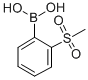 2-(Methanesulfonyl)phenylboronic acid Structure