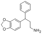 3-BENZO[1,3]DIOXOL-5-YL-3-PHENYL-PROPYLAMINE Structure