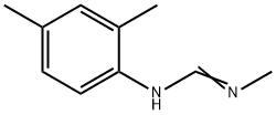 N-2,4-DIMETHYLPHENYL-N'-METHYLFORMAMIDINE Struktur