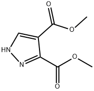 1H-吡唑-3,4-二羧酸二甲酯, 33090-46-9, 结构式