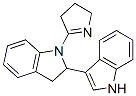 2-(1H-Indol-3-yl)-1-(1-pyrrolin-2-yl)indoline Structure