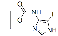 Carbamic acid, (5-fluoro-1H-imidazol-4-yl)-, 1,1-dimethylethyl ester (9CI) Structure