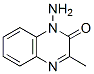 2(1H)-Quinoxalinone,1-amino-3-methyl-(9CI) Structure